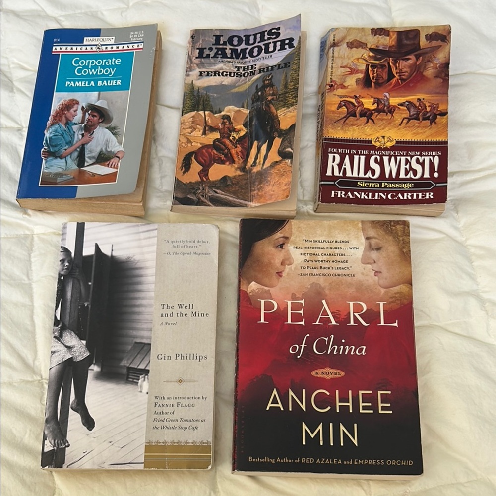 Assorted Western and Historical Fiction Book Set